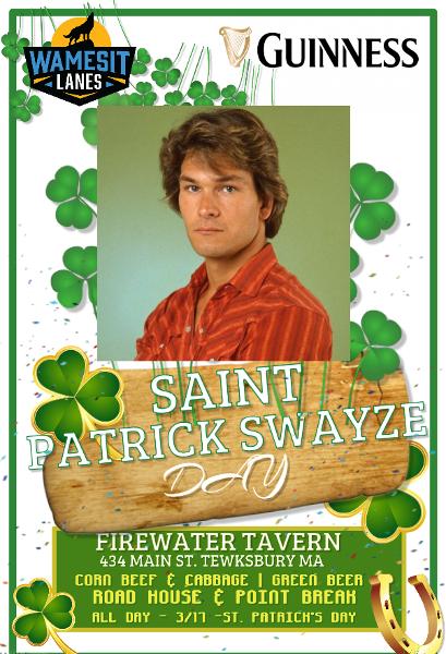 St Patrick Swayze Day Photo